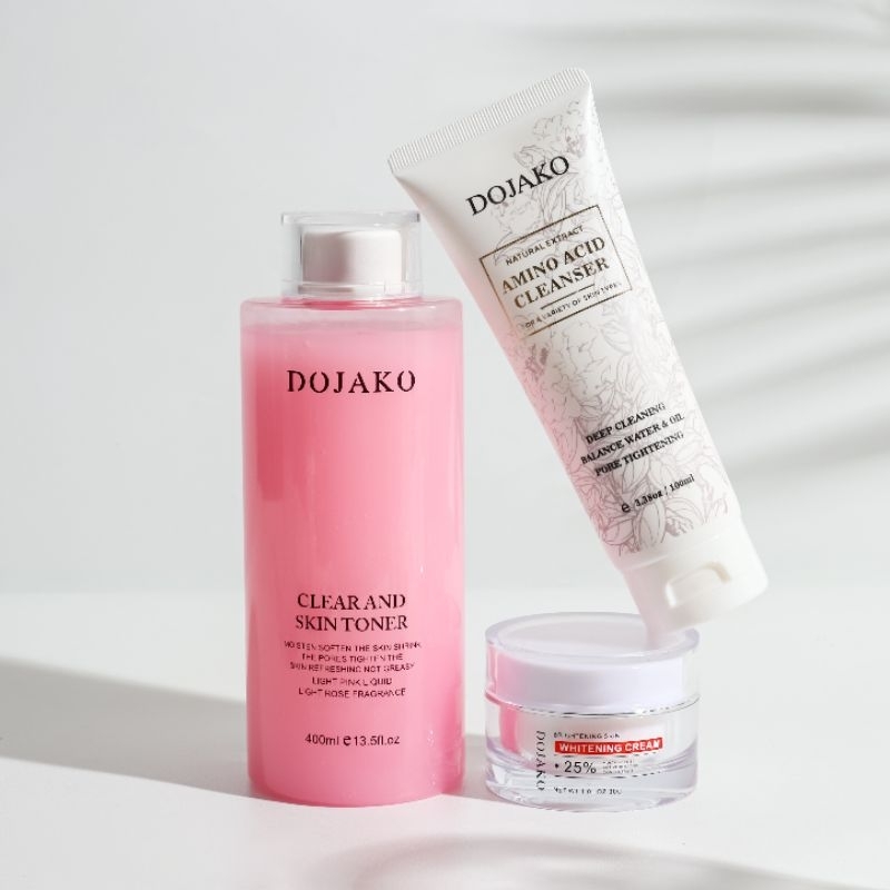 PAKET GLOWING WHITENING DOJAKO SKINCARE IMPORT READY