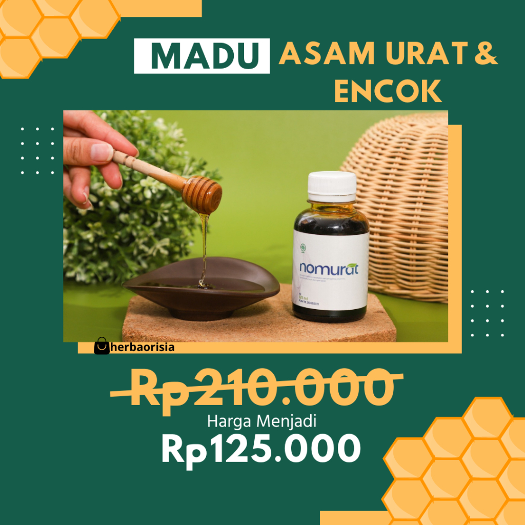 Obat Asam Urat Madu Nomurat 100% Original