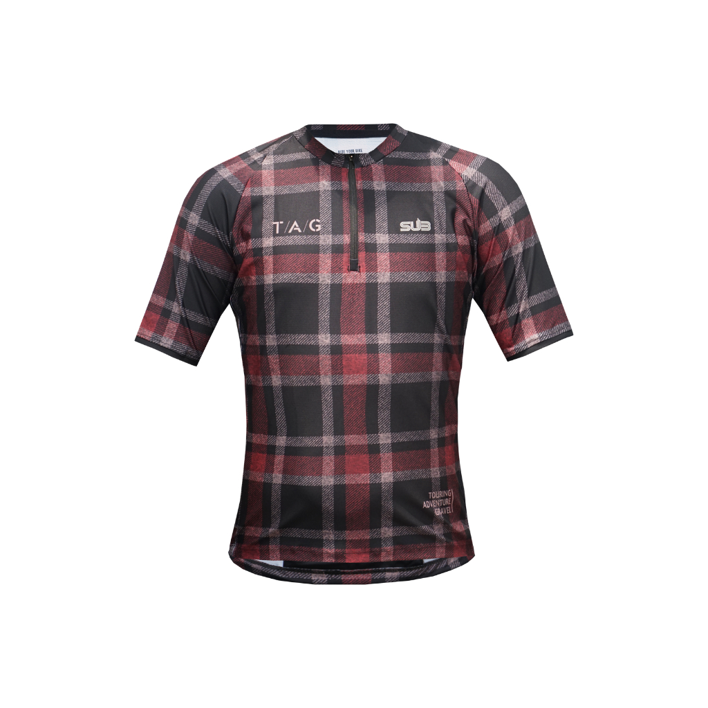 Sub Jersey Gravel T/A/G Flanel Black Short Sleeves