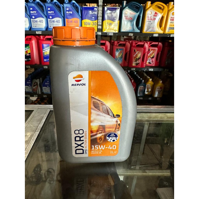 OLI REPSOL DRX8 15W-40 (1 Liter ) untuk mobil diesel