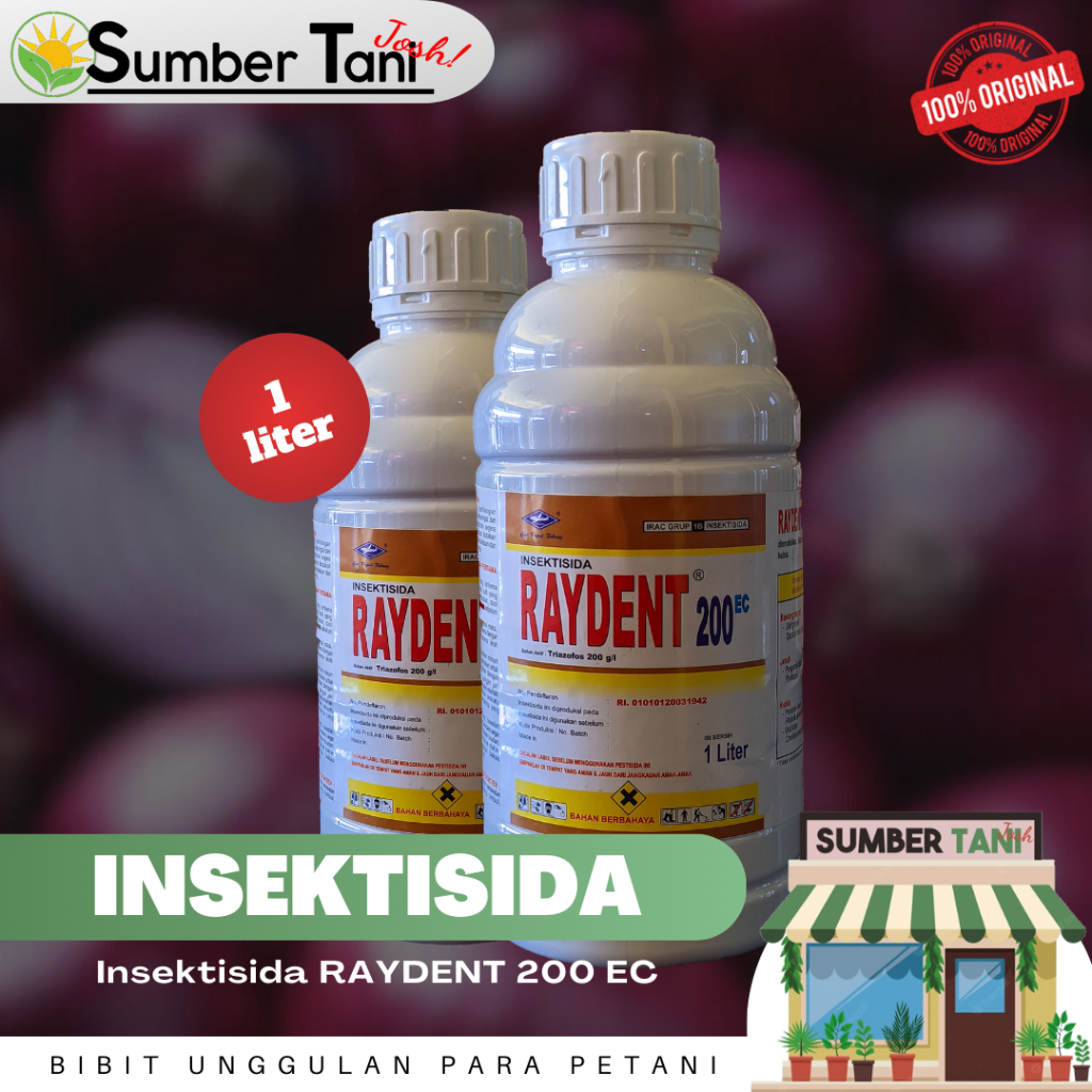 Insektisida Raydent 200EC Kemasan 1Liter Cap Kapal Terbang