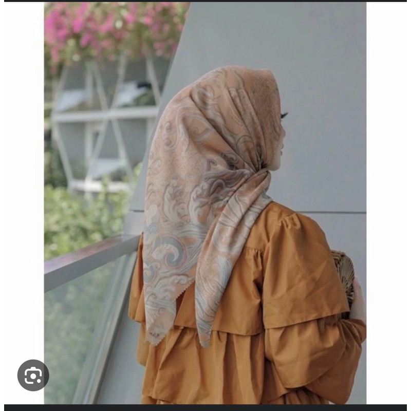 buttonscarves wave series in peach