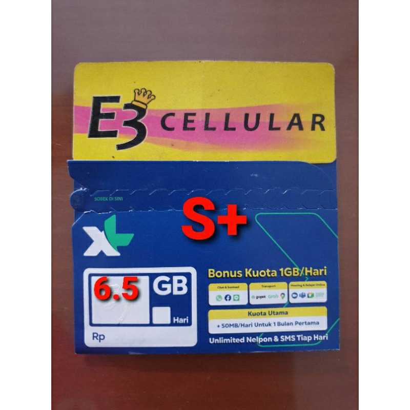 Kartu Perdana Paket Internet XL XTRA COMBO FLEX (S PLUS)