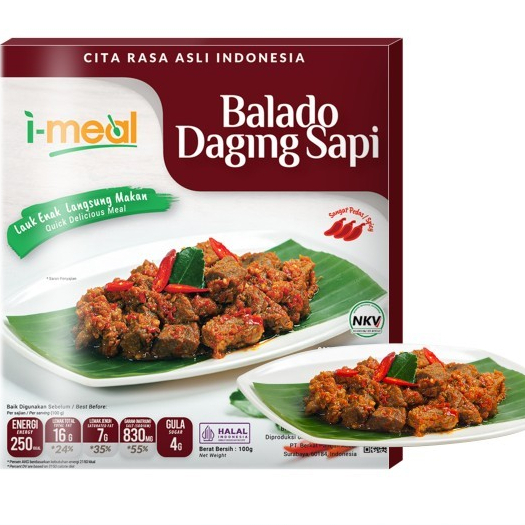 

i-meal Balado Daging Sapi Lauk Siap Saji