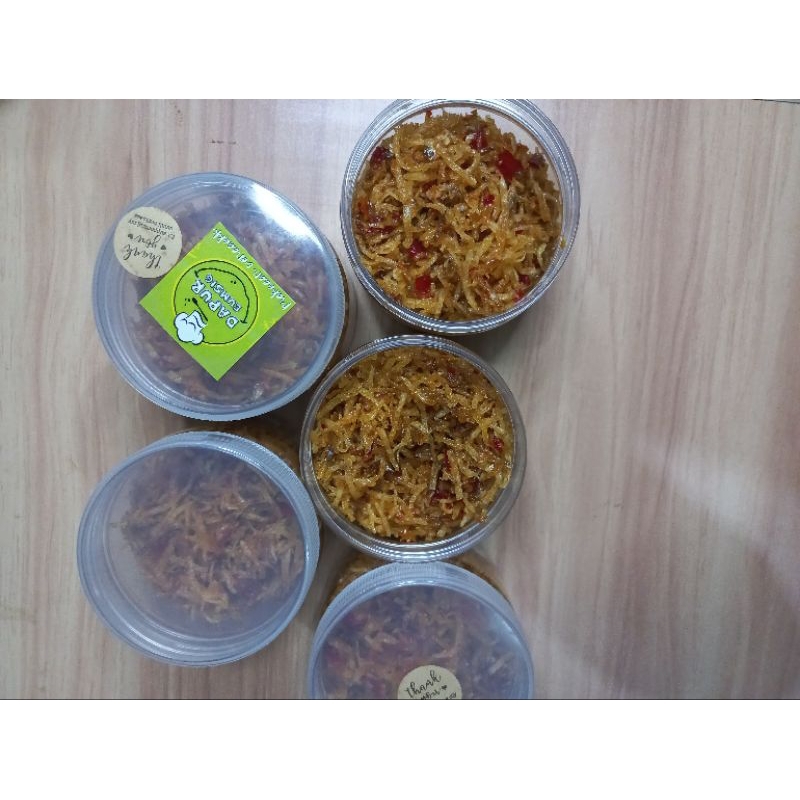 

Kentang mustofa balado + teri medan