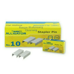 

STAPLER PIN / ISI STAPLES 10 MINI ALLIGATOR ( DUS KECIL )