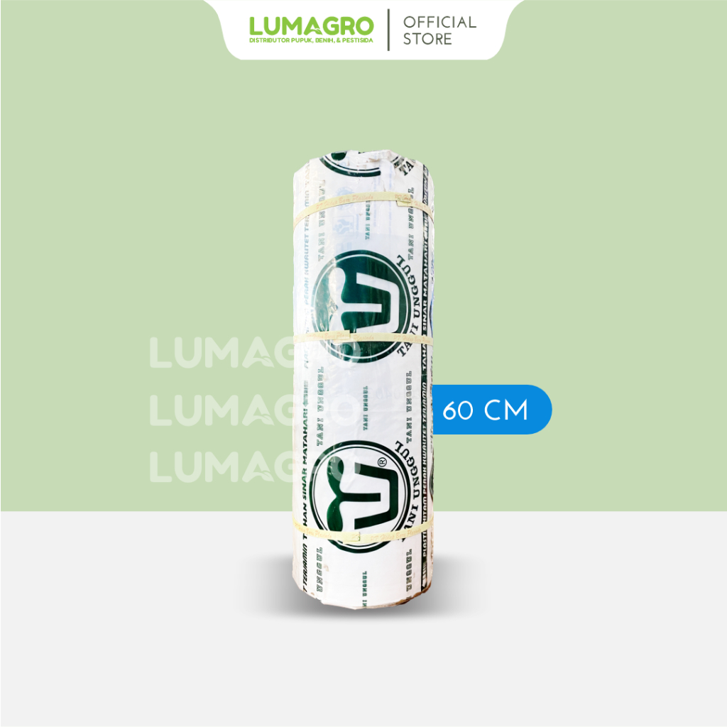 Plastik Mulsa Bell 1 Roll Lebar 60cm 18kg Media Penutup Bedengan Panjang 500m