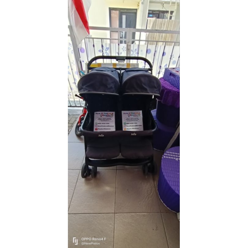 stroller joie twin aire preloved