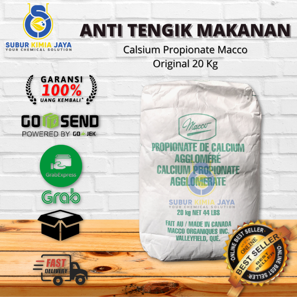 

Calcium Propionate Macco / Anti Tengik Makanan 20 KG Premium
