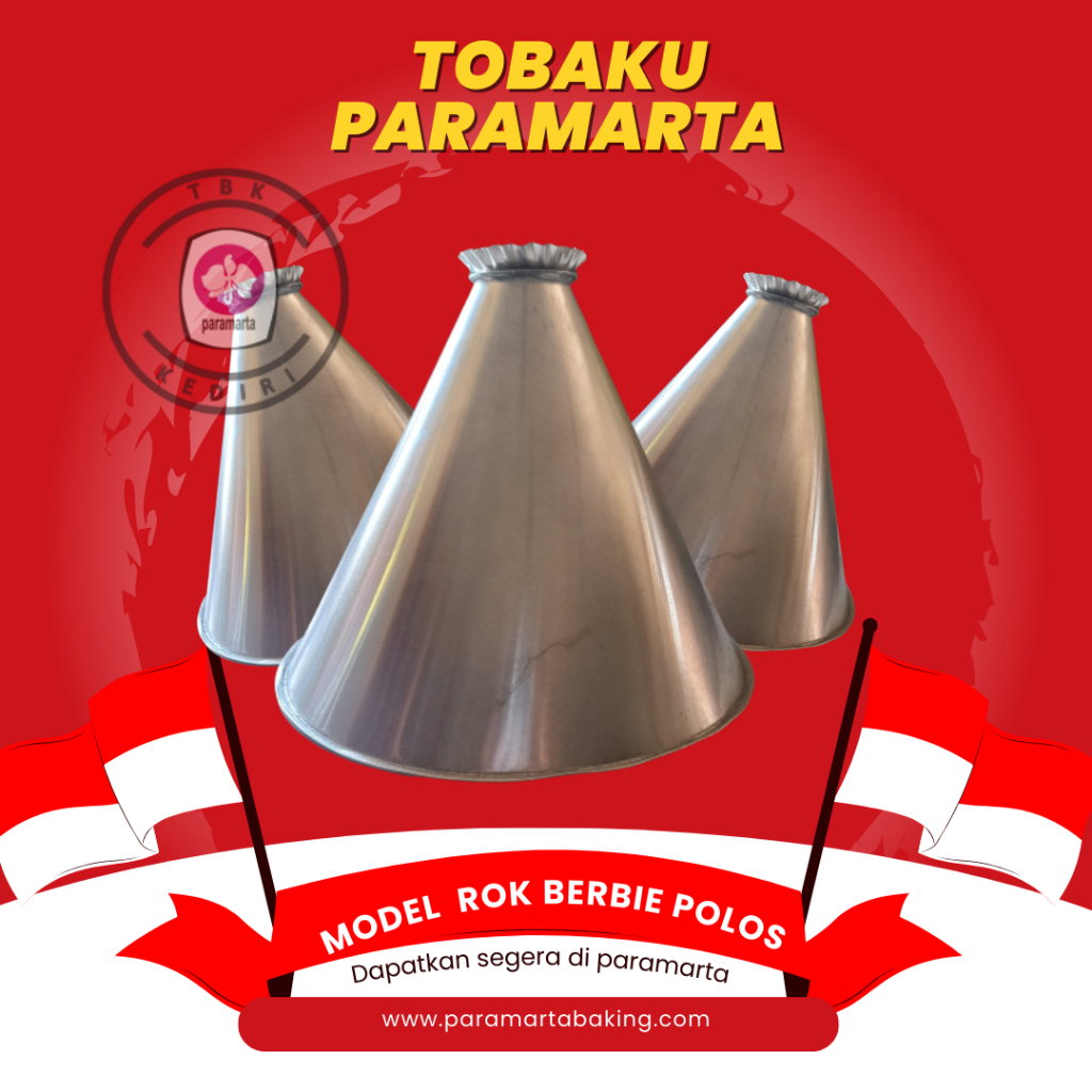 CETAKAN TUMPENG MODEL ROK BERBIE POLOS / CETAKAN TUMPENG POLOS / CETAKAN TUMPENG KEMERDEKAAN