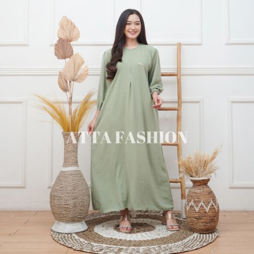 Fathia Dress Korean Style Crinkle Airflow Premiun