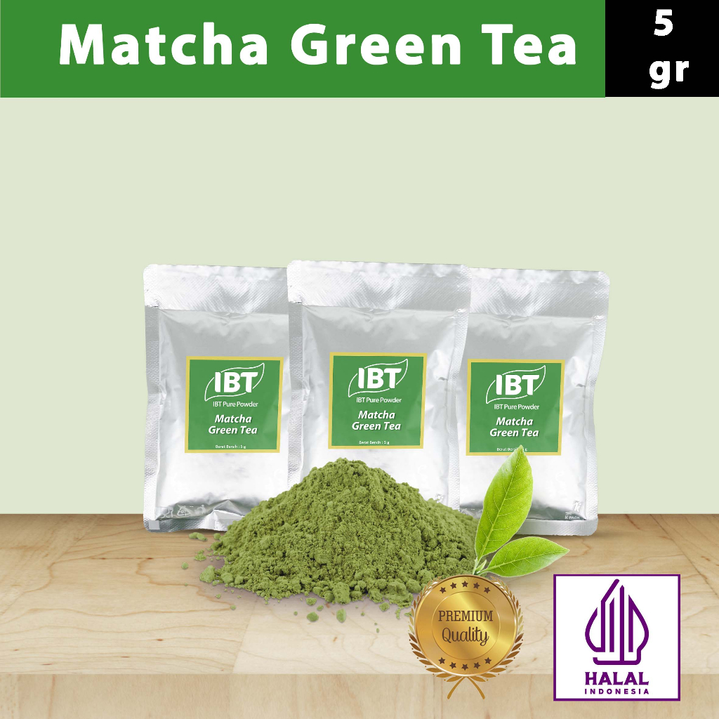 

Pure Matcha Green Tea Powder Impor Taiwan Bubuk Essence Murni Kualitas Bagus Sachet
