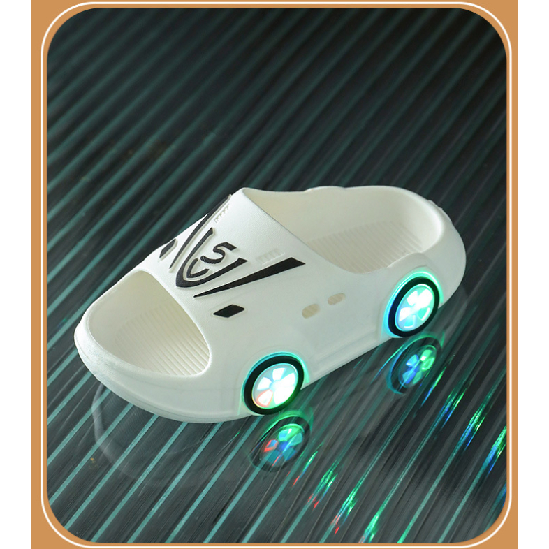 Promo  Babyfit [22-37] Mobilz Led Sendal Lampu Pvc Karet Bakpau Nyala Led Ml-0815R