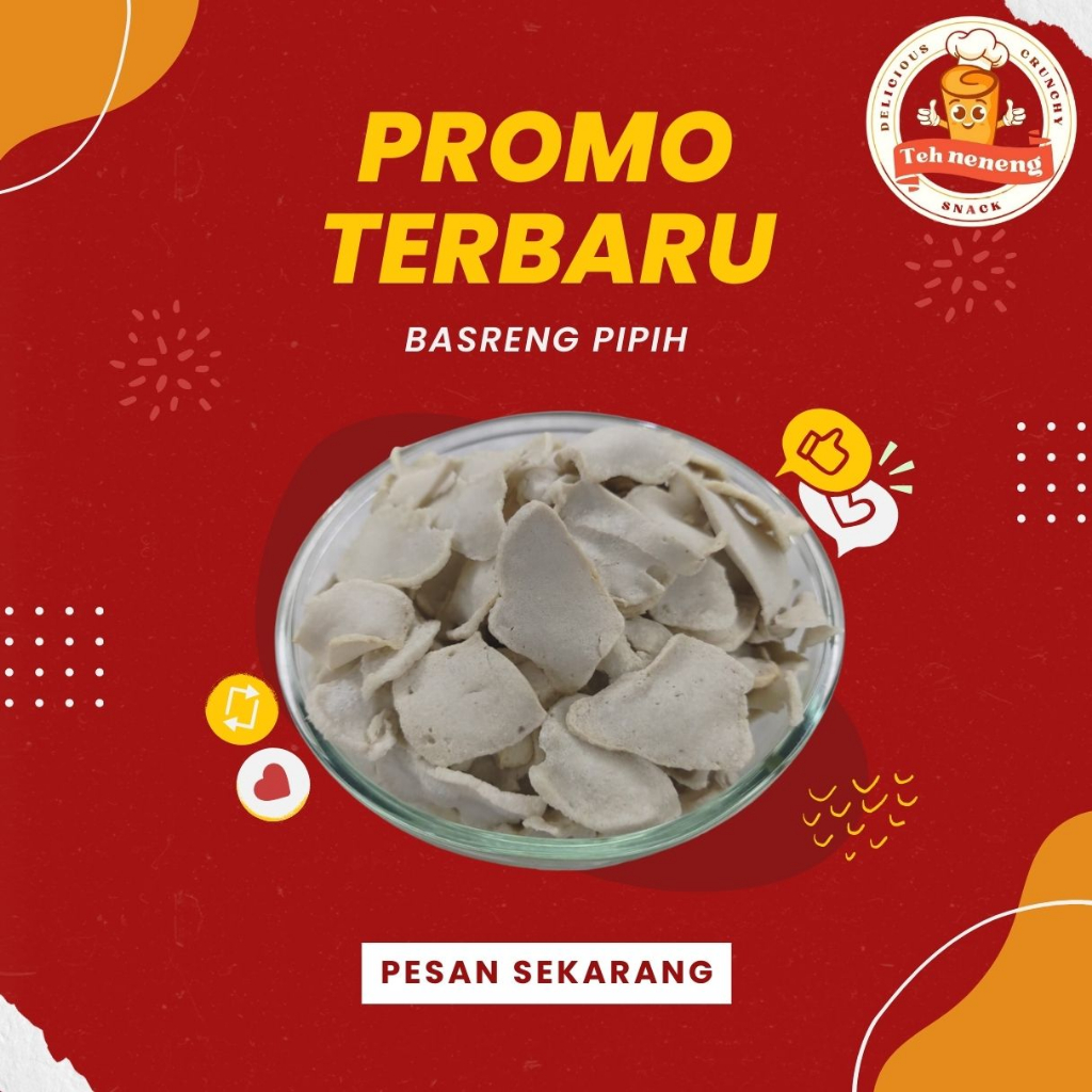 

Basreng Pipih 500gr Renyah Kriuk Teh Neneng Snack