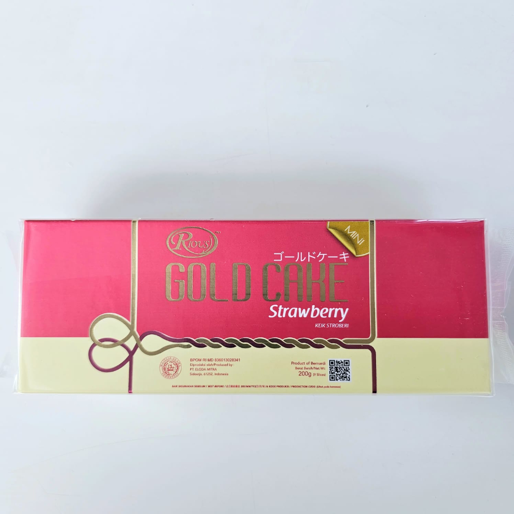 

RIOUS goldcake strawbery 200gr