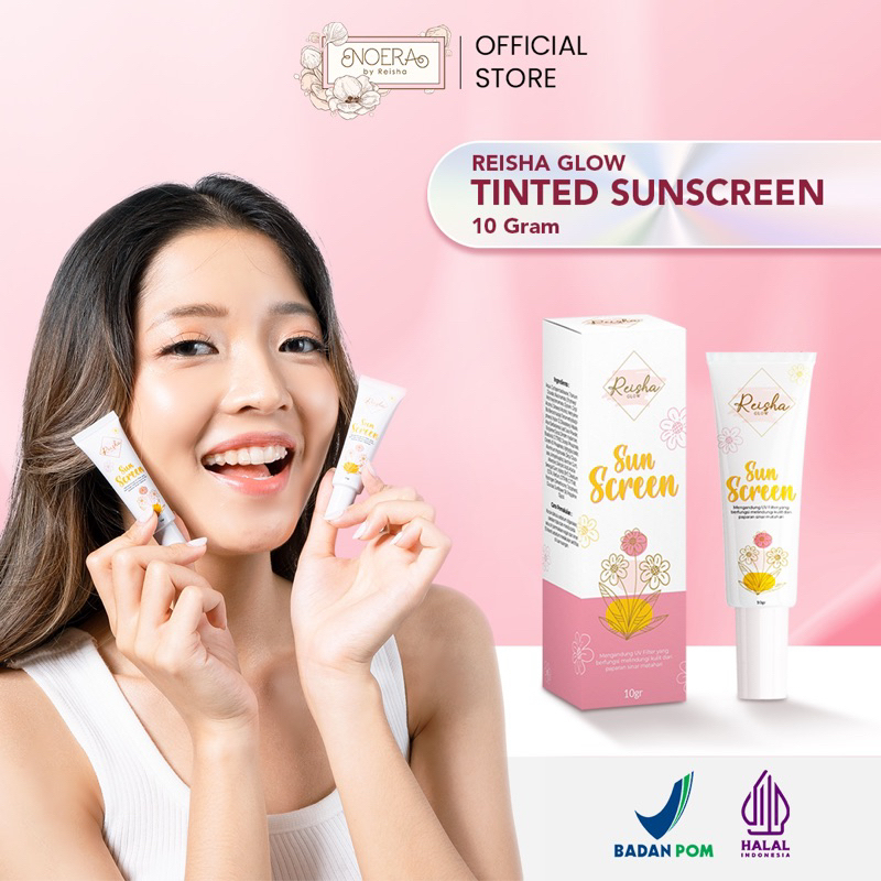 Reisha Glow Tinted Sunscreen I Sunscreen Sunblock BB cream | Sunscreen Anti Kusam
