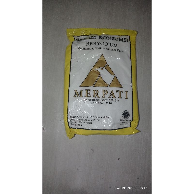 

Garam Beryodium Merpati 200gr