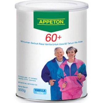 

APPETON 60+ / Susu Lansia / Orang Tua (Vanilla) 400 Gram senior