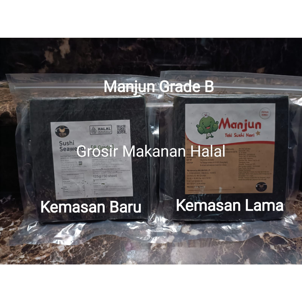 

Manjun Yaki Sushi Nori 50 Lembar