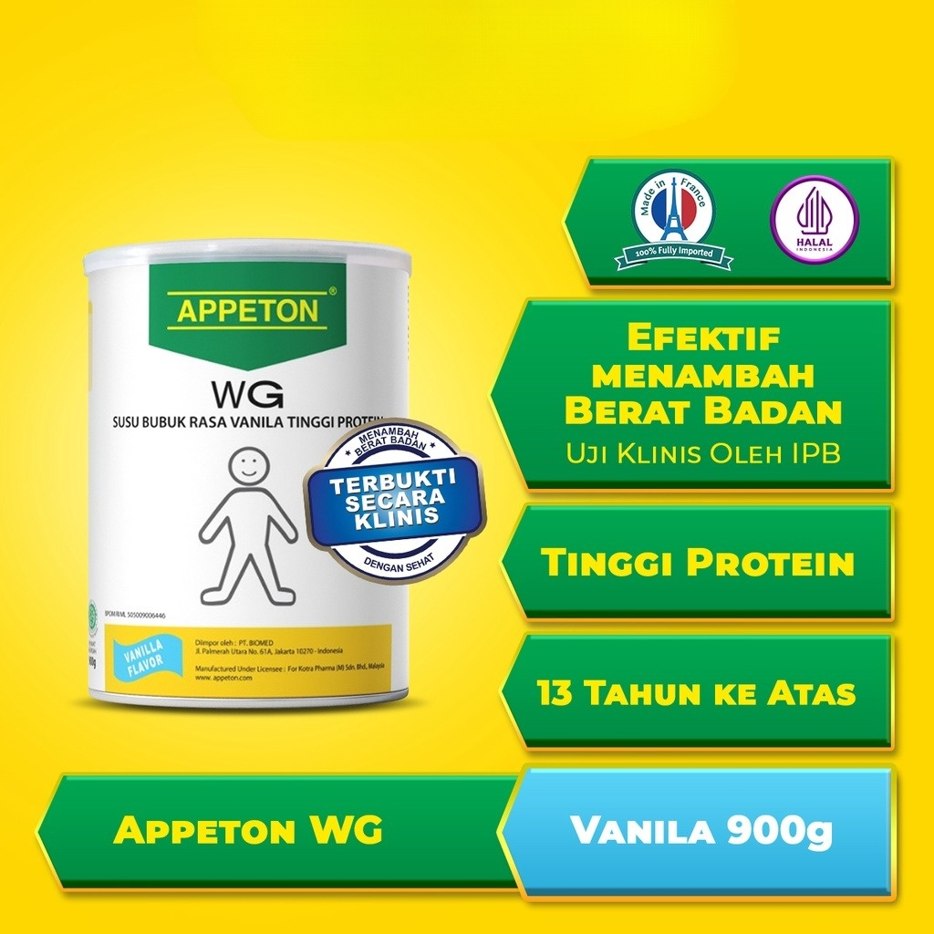 

[900 Gram] Appeton Weight Gain Adult Vanilla | Chocolate 900 gr