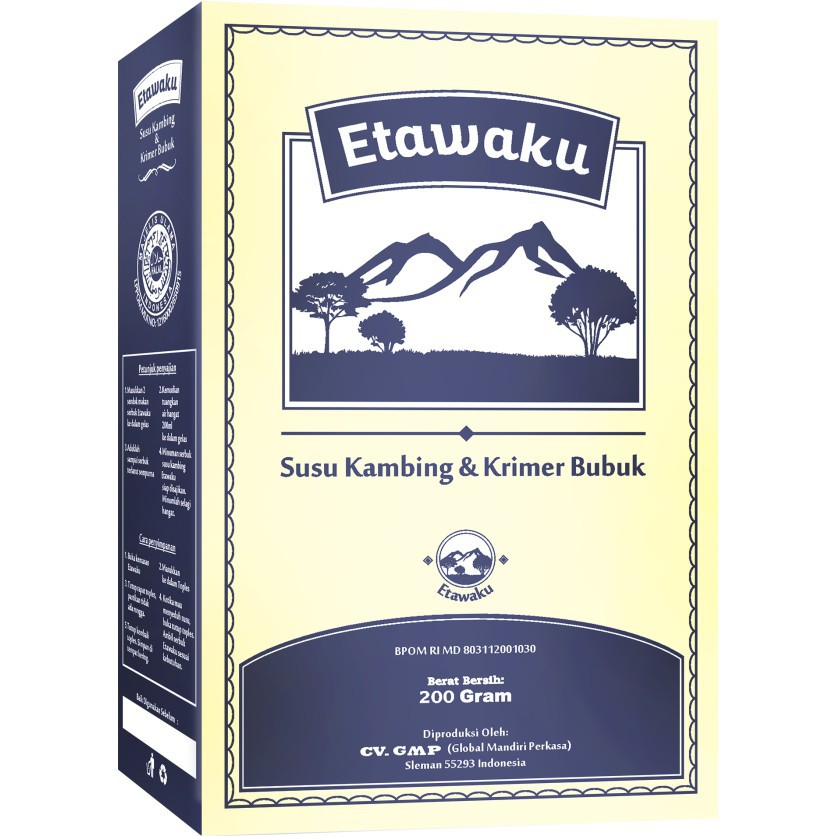 

Etawaku Platinum Susu Kambing Bubuk / Tinggi Kalsium dan Nutrisi 200 g