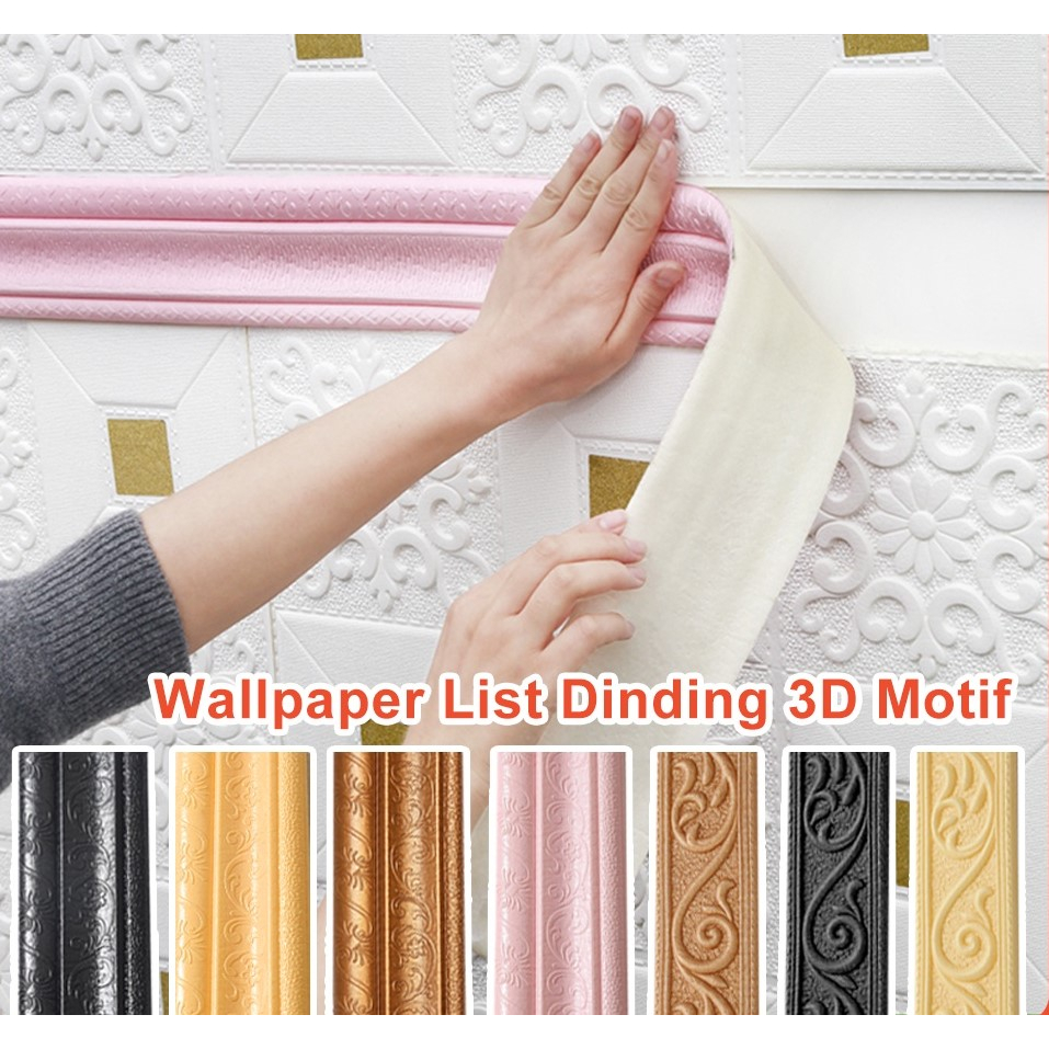WALLBORDER LIST /LIST BORDER WALLPAPER LIST FOAM STICKER DINDING/ WALL BORDER FOAM 3D LIST DINDING