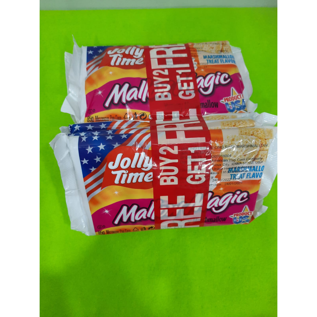 

POPCORN JOLLY TIME MALLOW MAGIC 100gr BUY 2 GEET 1