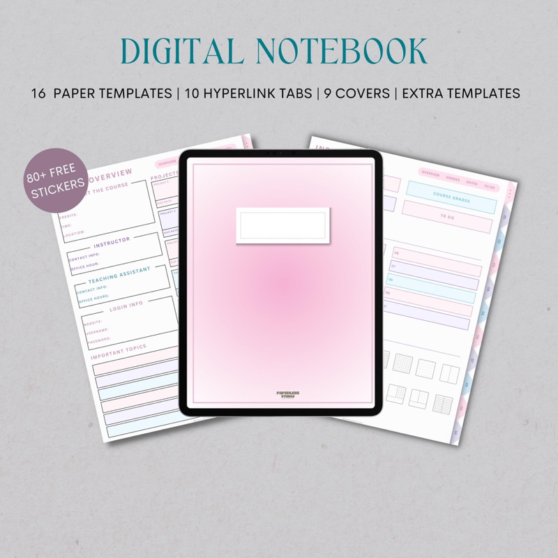 GRADIENT PASTEL DIGITAL NOTEBOOK