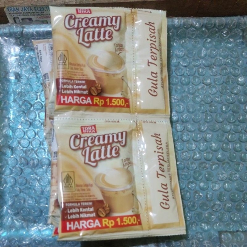 

kopi torabika creamy latte isi 10