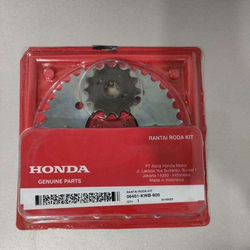 gear set ori honda blade revo absoulute 110 -KWB