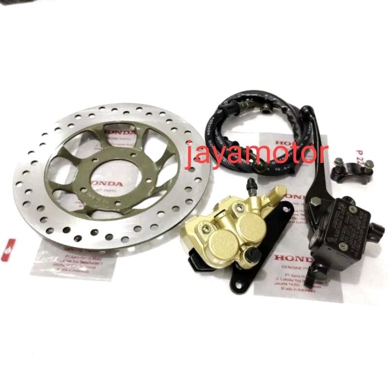 selang rem+piringan cakram depan+master rem set+kaliper depan Honda Supra X,Supra x lama,Supra fit l