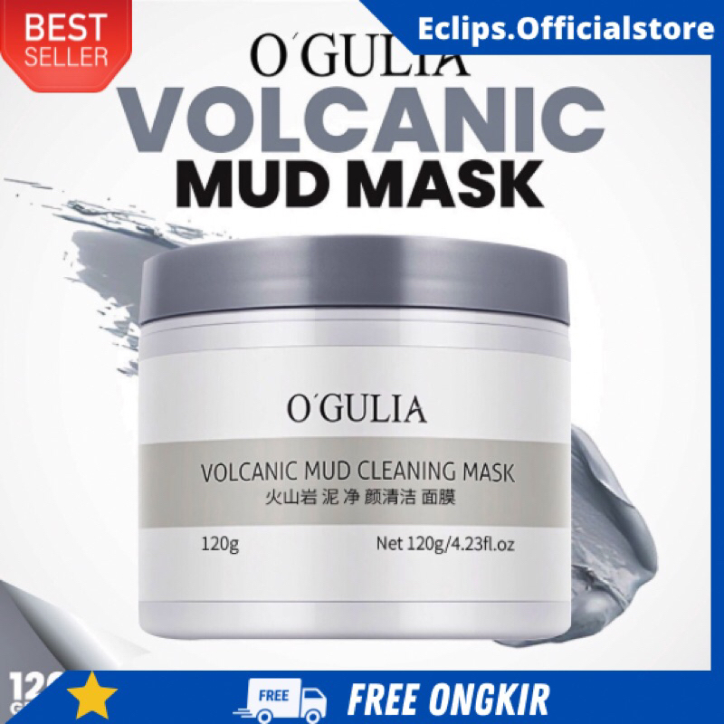 Masker O’gulia Volcanic Mud Mask 120gram 100% Original Jaminan Uang Kembali