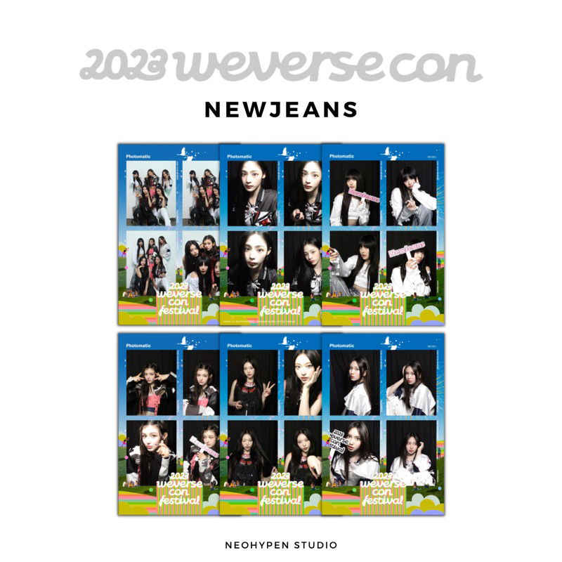 NEWJEANS PHOTOMATIC WEVERSE CON FESTIVAL 2023 NEW JEANS NWJNS