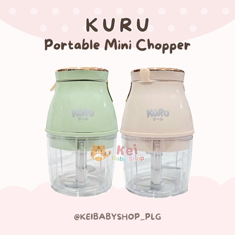 Kuru Baby Portable Mini Chopper Blender Makanan Bayi MPASI / Food Chopper