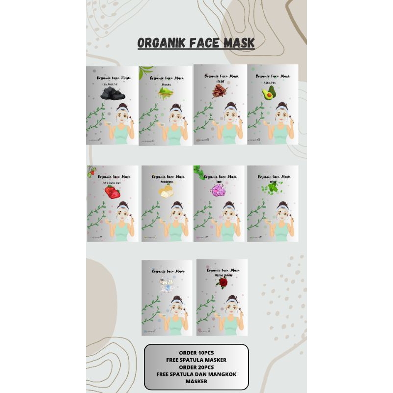 MASKER WAJAH ORGANIK 10gr
