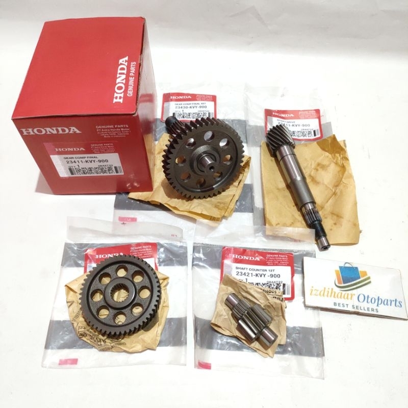 Gear Rasio Set Gigi Rasio Beat karbu Spacy karbu Scoopy karbu KVY