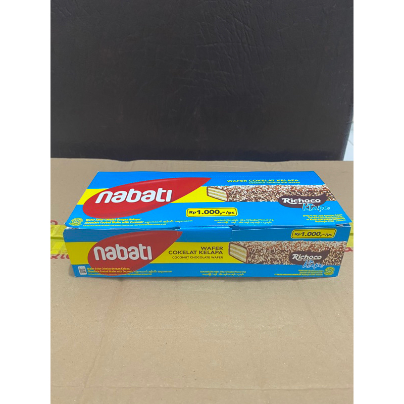 

NABATI WAFER COKLAT KELAPA SNACK WAFER ISI 12pcs