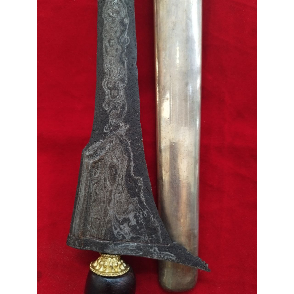 Keris Lurus Kebo Lajer pamor Udan Emas