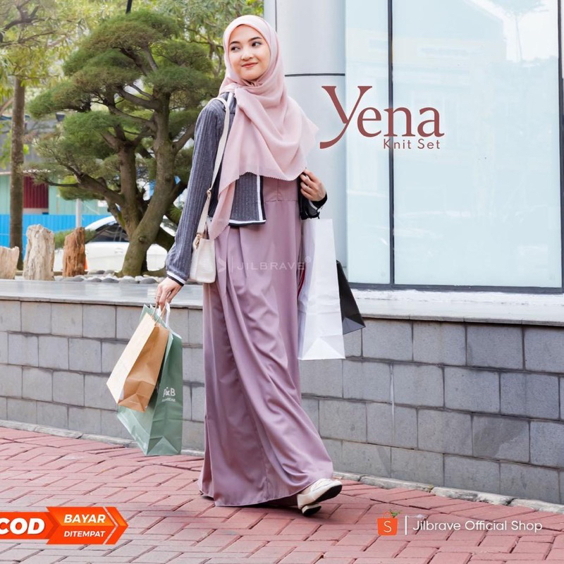 Jilbrave Yena Knit Set | Dress Cassual Korean Dress Yena Knit Jilbrave Dress Knit Jilbrave Official 