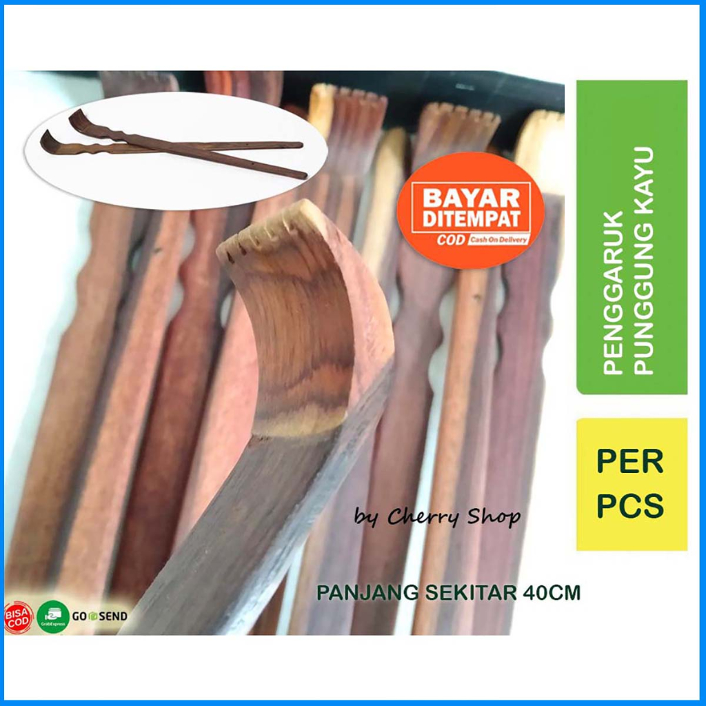 Alat Garuk / Garukan Punggung / Kayu Penggaruk Punggung Bahan Kayu