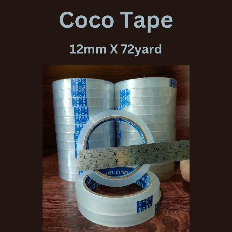 

Lakban Bening Murah 12x72y Setara Daimaru