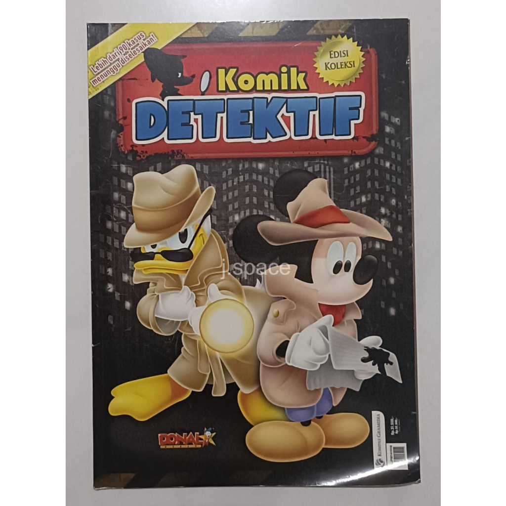 KOMIK DETEKTIF DONAL BEBEK & MIKI TIKUS (DONALD DUCK & MICKEY MOUSE) [buku komik edisi lama/bekas]