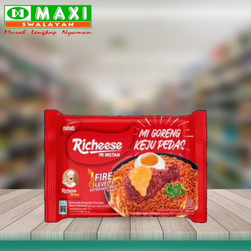 

Richeese Mie Goreng Keju Pedas Level 3