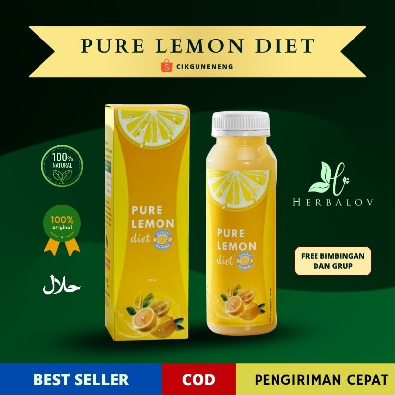 

PURE LEMON DIET HERBALOV UNTUK DETOX MELANGSINGKAN MENCERAHKAN KULIT