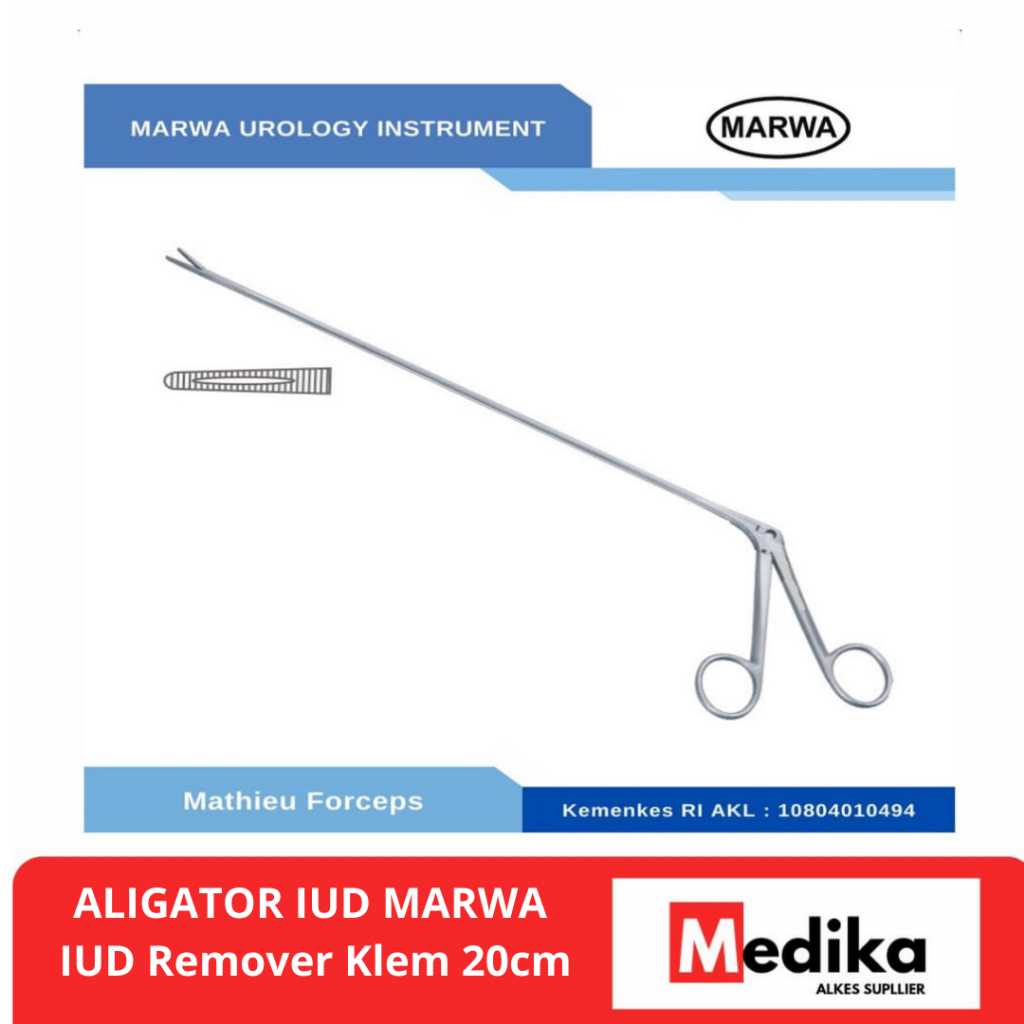Marwa Aligator IUD 20 cm - IUD Remover - Klem Aligator