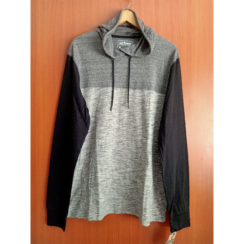 Kaos pria hoodie branded original urban pipeline