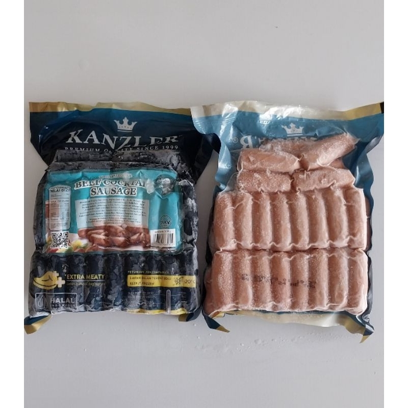 

Kanzler Sosis Sapi Cocktail 500 gr