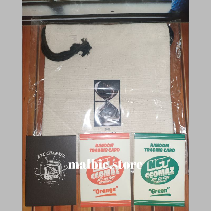 [READY] [READY] SEALED EXO CHANNEL JAPAN THE BEST JAPAN MD CLEAR CARD EXO CLOCK POUCH CCOMAZ NCT GRE