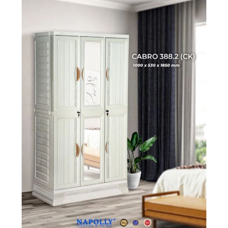 Lemari plastik Napolly Cabro 388