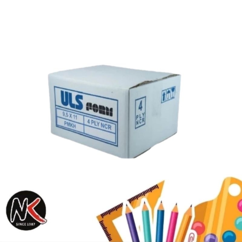 

Kertas Komputer K4/Continuous Form ULS 4 Ply PRS/Bagi 2 (9,5*11/2)